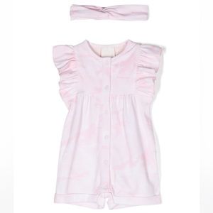 Givenchy Baby Girl’s Camouflage Print Romper and Headband Set (New with Tags)